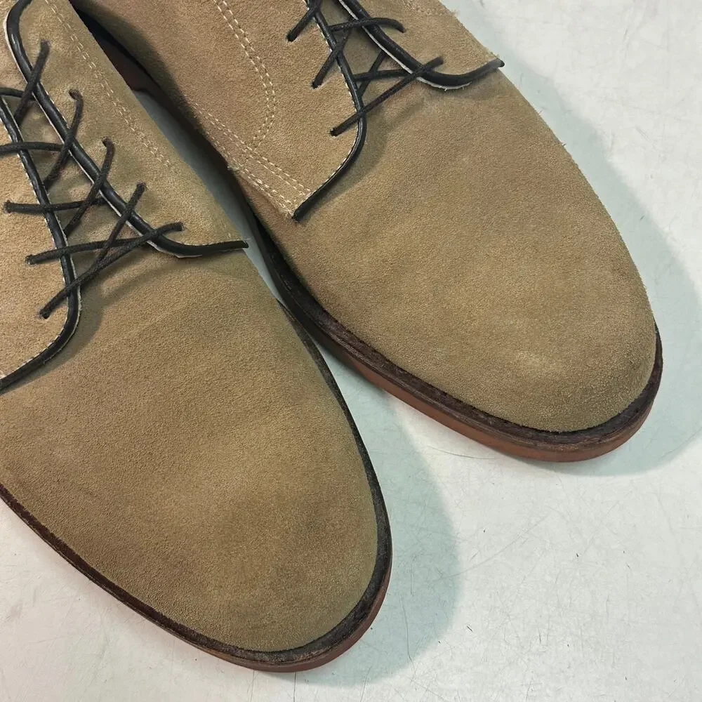 VERY GOOD Rancourt & Co. x Cole Haan Suede Bucks Plain Toe Bluchers USA 11 D